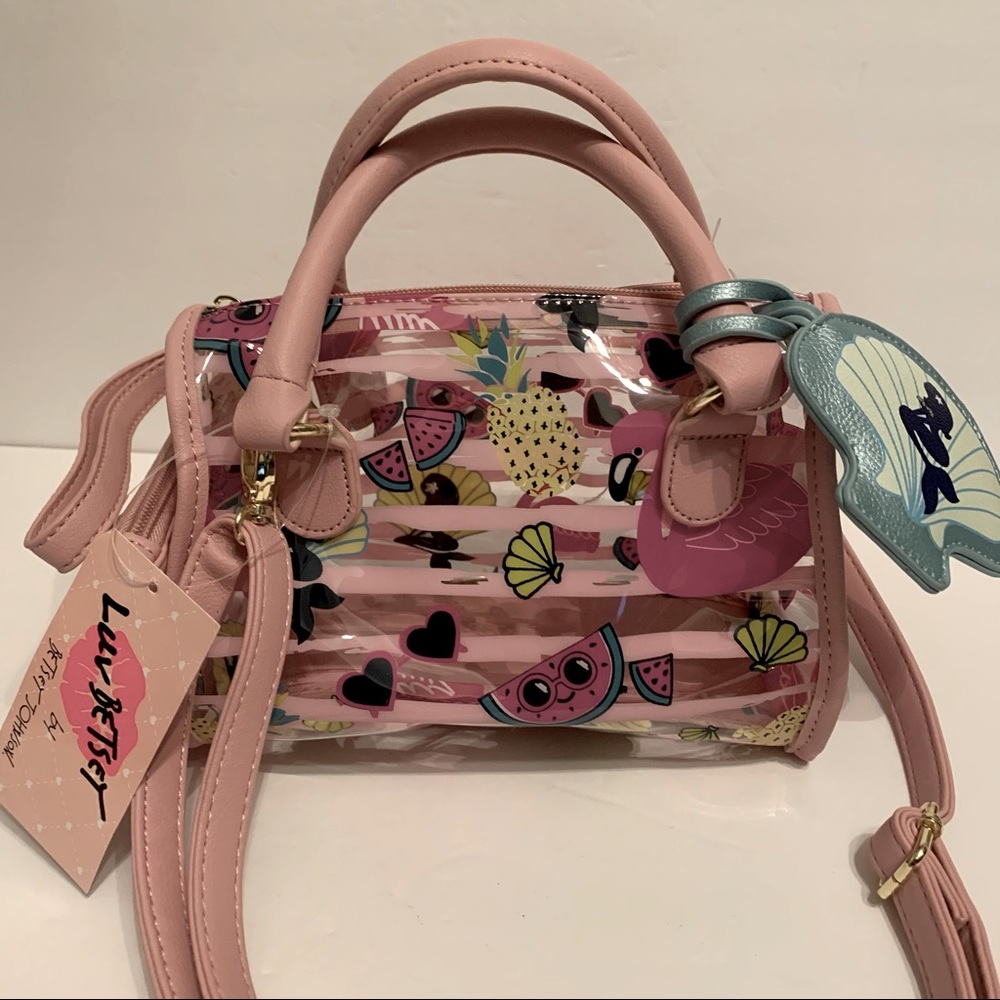 Luv Betsey by Betsey Johnson flamingo satchel